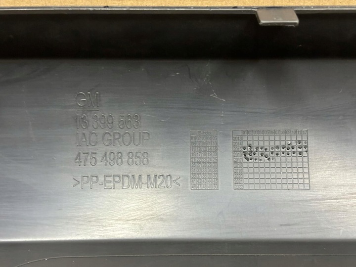 фото №8, Накладка бампера спойлер зад opel corsa e 13419847 13399563