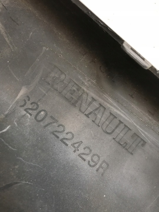 фото №12, Captur i 1 рестайлинг накладка бампера передней перед серый org 620722429r