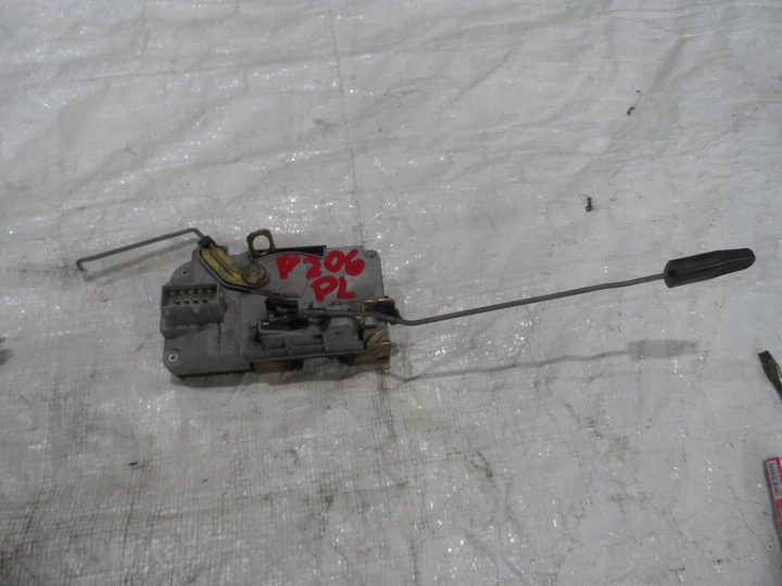 фото №1, Замок двері перед лівий peugeot 206 7 контактів 5d