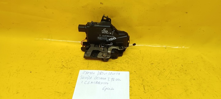 фото №2, Замок ліва двері зад octavia i 96-00r 6pinów