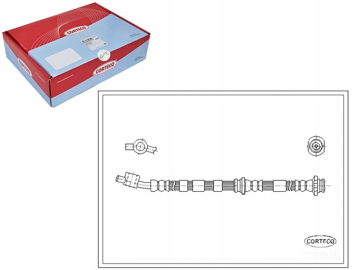 фото №1, Corteco 19032855 шланг тормозной гибкий
