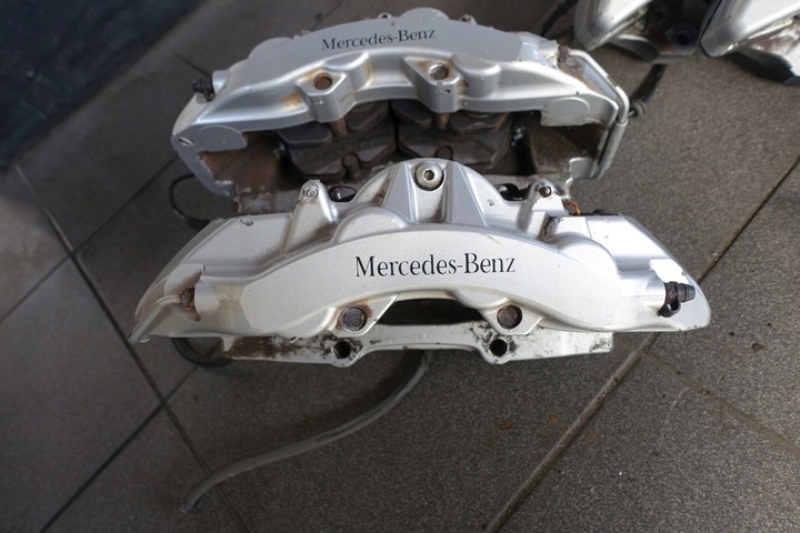 фото №11, Mercedes w220 w215 затискачі гальма диски 360mm v12 biturb s65 amg s55 cl55