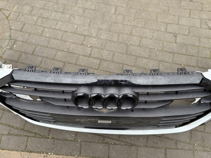 фото №8, Бампер передній перед решітка чорний audi a6 c8 ls9r s-line тінь радар oem