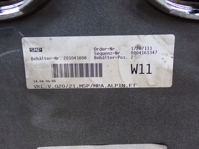 фото №7, Bmw g20 g21 3 м-пакет 19- бампер переднє перед