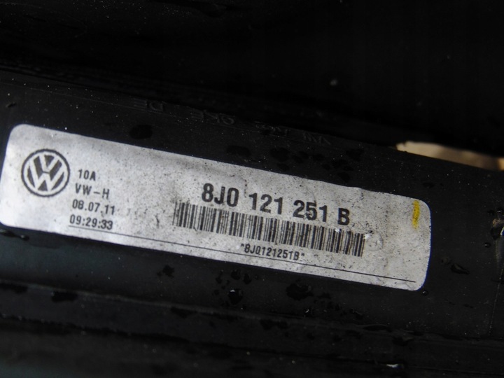 фото №10, Kpl pas переднє радіатор audi rs3 8p 08- 2.5 tfsi