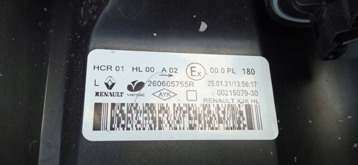 фото №11, Renault kangoo експрес 21- лампа ліва перед звичайна + led 260605755r