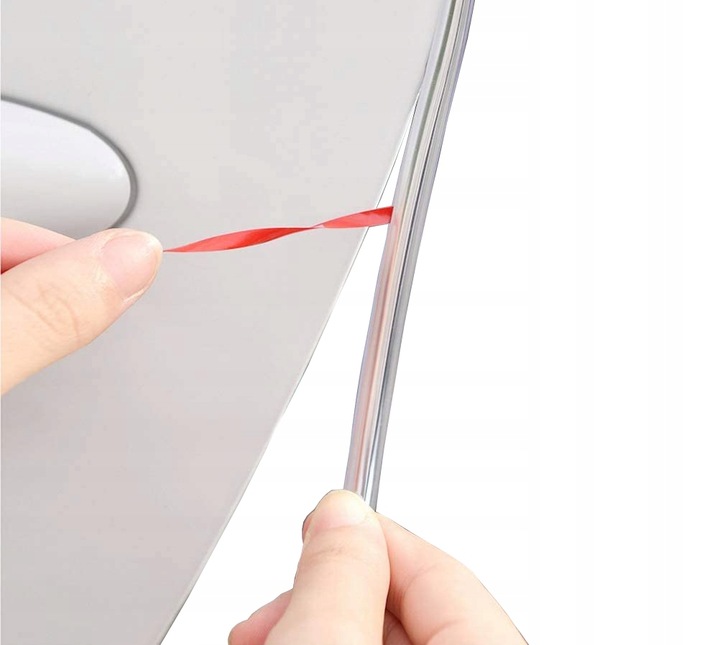 фото №8, Прокладка гумова крайова 2mm безбарвна захист краю тип u na край