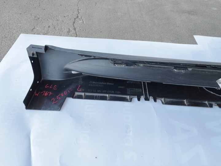 фото №14, Mercedes gle w167 планка порогова ліва градус a1676981501 a1676900304