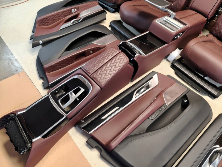 фото №11, Bmw 7 g12 lci сидіння комфорту карта масаж вентиляція individual amarone