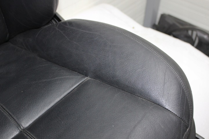 фото №9, Mercedes s w221 сидіння лівий передній рестайлінг чорна шкіра з підігрівом надувний