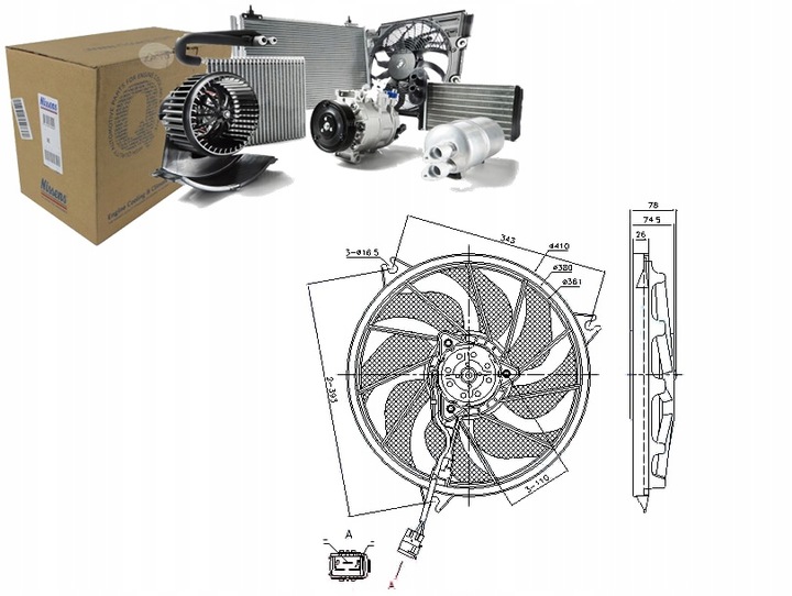 фото №1, Nissens вентилятор радіатор peugeot 206 cc 1.6 16