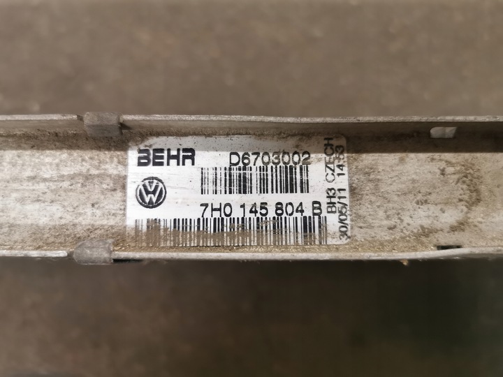 фото №7, Радіаторів інтеркулер vw t5 1.9tdi 2.5tdi 7h0