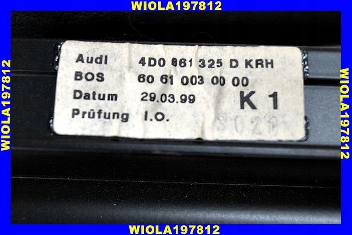 фото №9, Audi s8 a8 ролета електричний скла зад 4d0861325