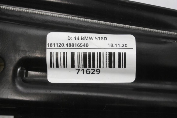 фото №11, Механізм склопідйомника оригінал двигунчик праве зад bmw 5 f11