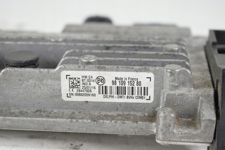 фото №4, Компьютер блок управления старт сплав peugeot 9810915280