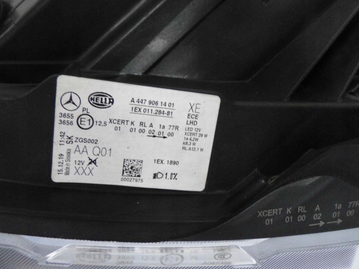 фото №12, Mercedes-benz oem номер a4479061401 фара передня ліва