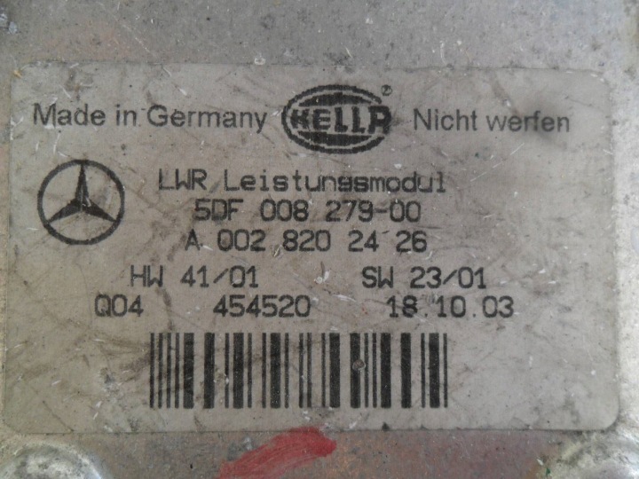 фото №12, Блок розжига ксенона оригинал mercedes-benz e w212 5df00827900