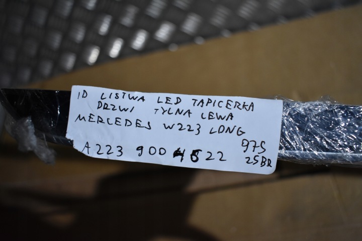 фото №5, Идеальная молдинг led карта дверь зад задняя левая mercedes w223 длинный 1