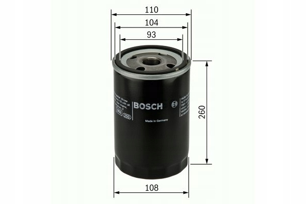 фото №15, Bosch фільтр масла volvo f12/fh12 0451300003