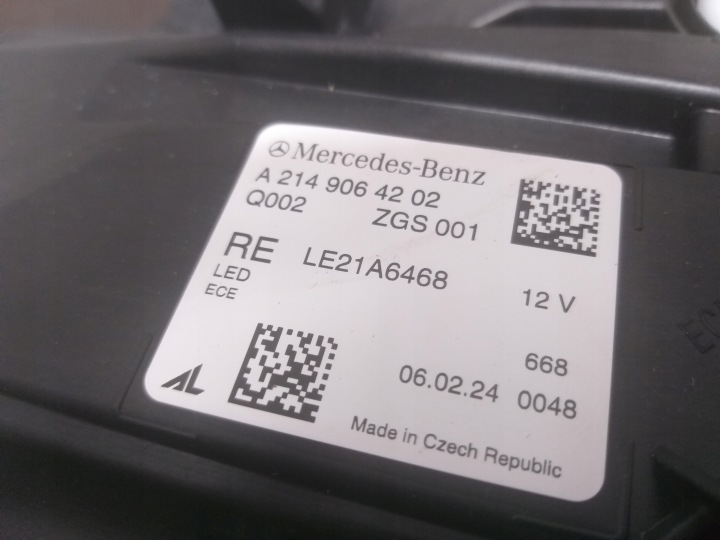фото №8, Фара передняя правая mercedes e klasa w214 digital light a2149064202