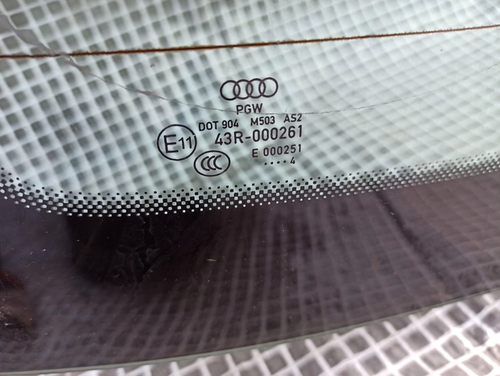 фото №8, Audi a6 c7 4g sedan лимузин стекло задняя зад кузовная оригинал 2014r