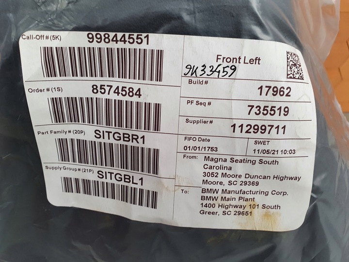 фото №12, Bmw x5 g05 сиденья sport сиденье правые левый новое память з підігрівом