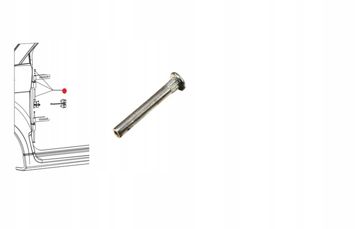 фото №1, Шкворень петля двері chatenet ch40 ch46