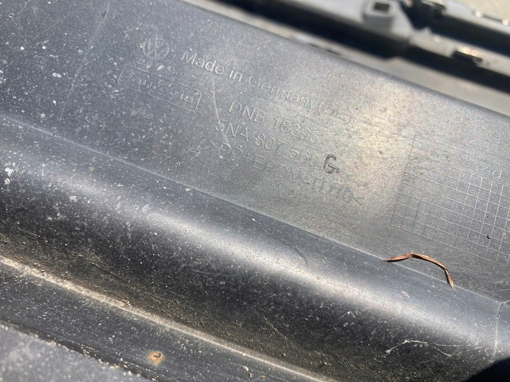 фото №13, Volkswagen tiguan ii r-line спойлер дифузор накладка бампер зад 5na807568g