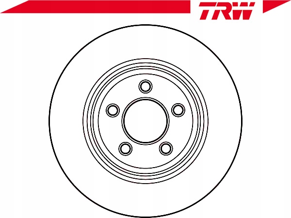 фото №2, Trw df4907s диск гальмівна
