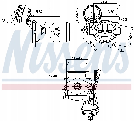 фото №10, Nissens клапан egr audi a2 seat arosa vw lupo i polo 1.4d 01.99-08.05
