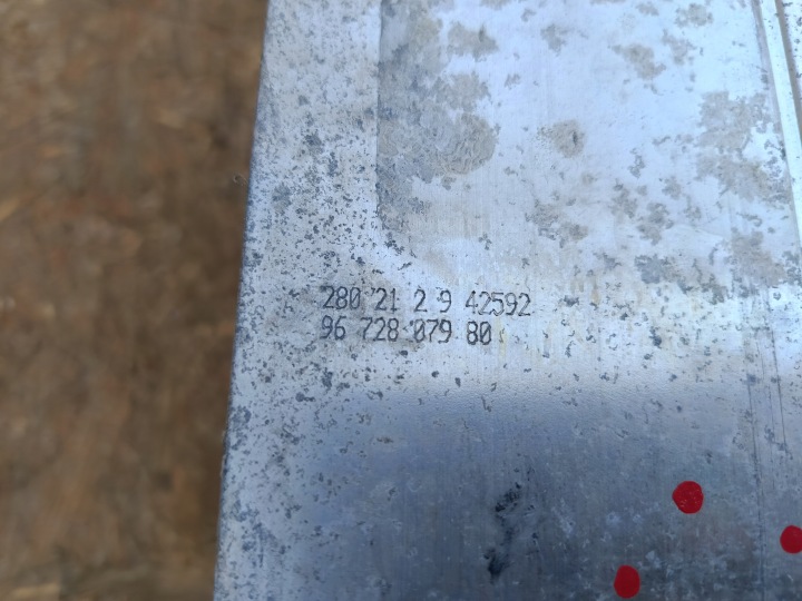фото №9, Peugeot 208 i 12- балка кронштейн поперечина бампера перед 9672807980