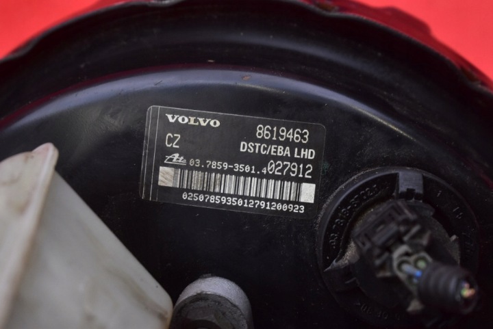 фото №7, Вакуумный усилитель тормозов (серво)  eu 8619463 volvo s60 1 i 2.4 b 140 km 00-04