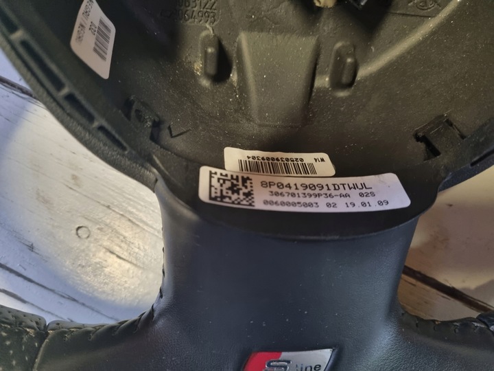 фото №10, Кермо шкіряний мультифункція s-line 8p0419091dt + ручка 8k1713139e