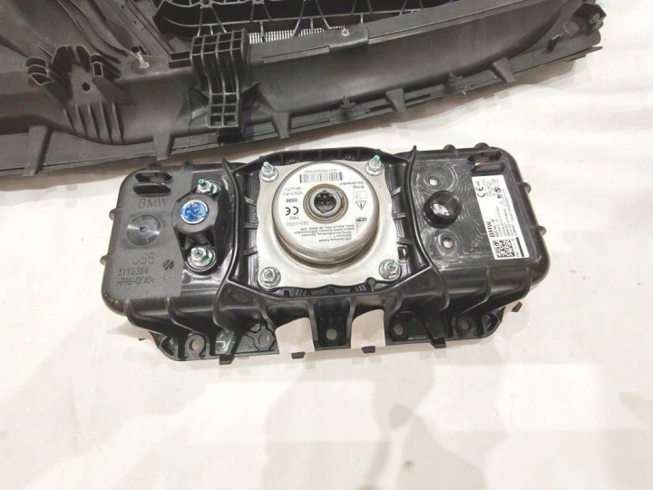 фото №13, Торпедо роздавальна перед bmw x2 u10 9495168 замша - синя nić