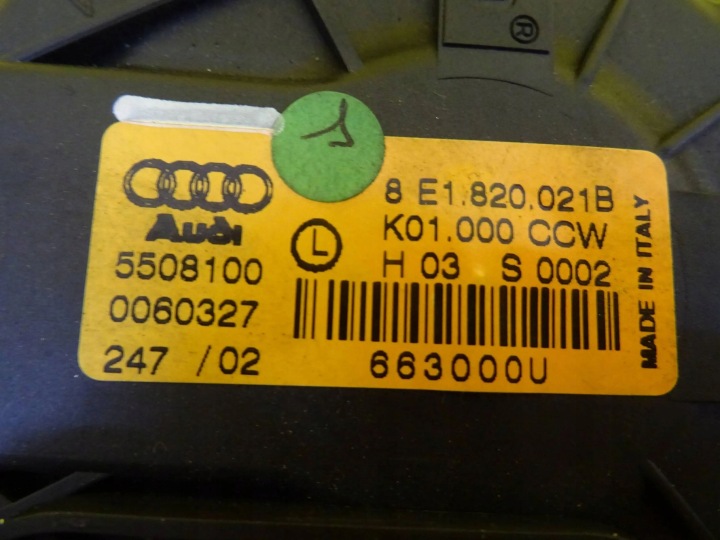 фото №6, Подання повітря  повітропровід вентилятор audi a4 b6 8e1820021b nr4