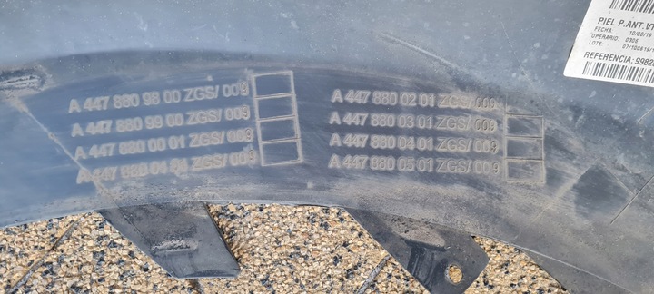 фото №7, Бампер mercedes vito w447 a447 перед переднє