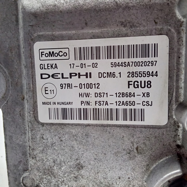 фото №14, Ford mondeo mk5 2.0 tdci 2014- набор стартовый компьютер замок зажигания ключ eu