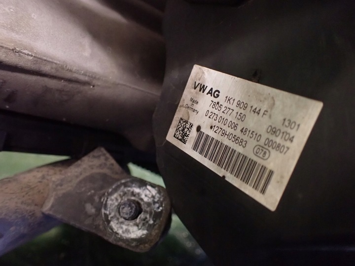 фото №8, Трансмісія кермова рейка рульового управління vw golf v octavia ii leon a3 8p