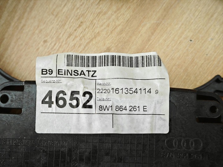 фото №9, Оригінальна рамка тунелю середнього audi a4 b9 a5 f5 8w1864261e 10km