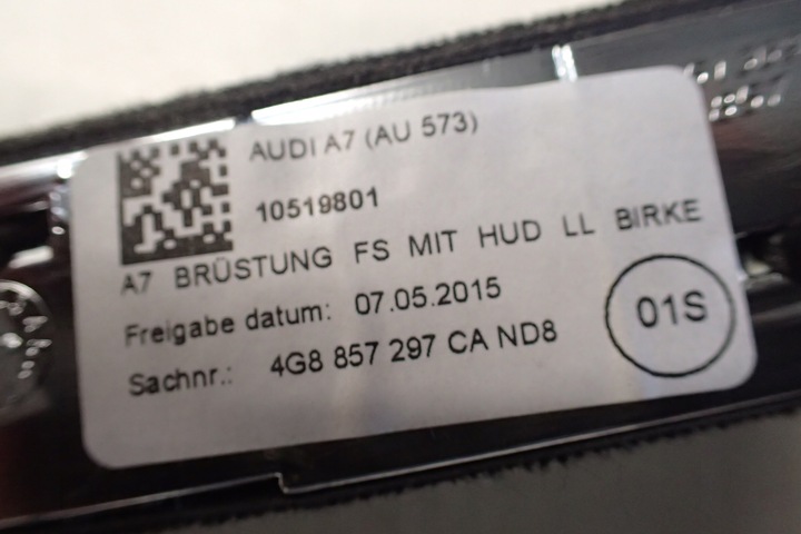 фото №6, Audi a7 4g планка декоративна консолі 4g8857297ca