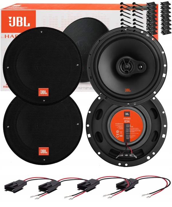 фото №1, Jbl 634 динамики 3-drożne citroen c4 c5 picasso peugeot 407sw перед + зад