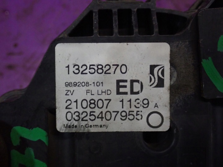 фото №7, Opel corsa d hb 3d 06-11 замок ліві перед 13258270 6 pin