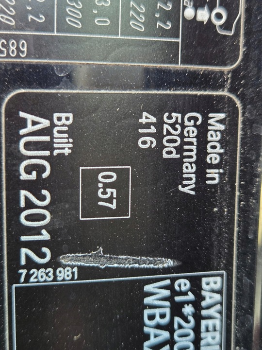 фото №9, Капот bmw 5 f07 gt 416 карбон-черный