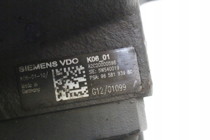 фото №11, Насос паливна рейка  9658193980 ford kuga mk1 volvo v50 s40 ii 2.0 tdci d