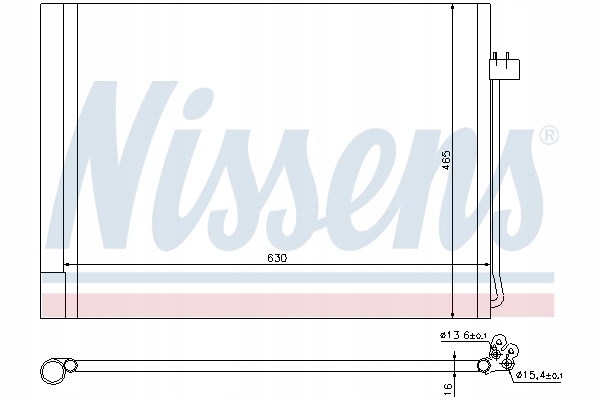 фото №8, Радіаторів кондиціонера конденсатор nissens 940058 []