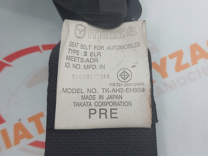 фото №11, Mazda 3 iii bm 14r pas безопасности левые перед tk-ah2-eh958
