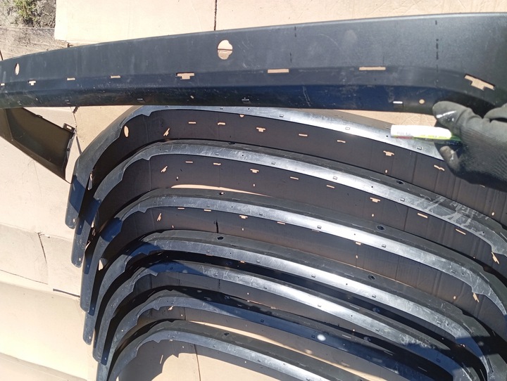 фото №12, Dol накладка спойлер бампера toyota rav4 iv рестайлинг спойлер нижний 2015-19 зад