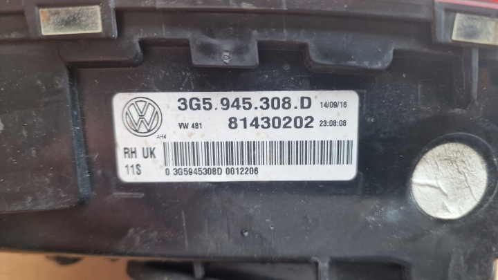 фото №9, Фара лампи комплект зад задні vw passat b8 sedan led