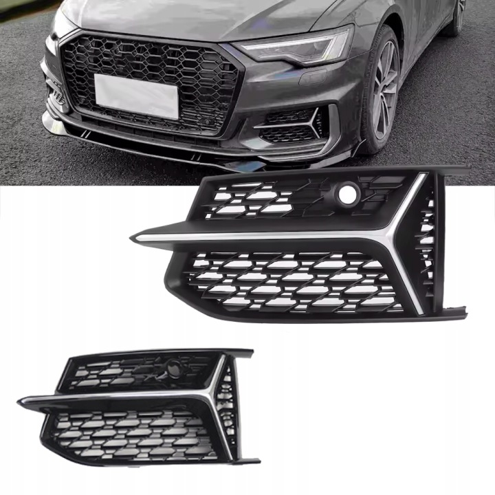 фото №10, Решётка бампера решётка левая перед audi a6 s6 c8 s-line 19- sport 4k0807151a