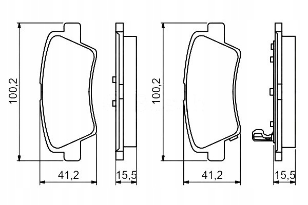 фото №14, Bosch тормозные колодки ham. hyundai t. i30/40 11-/ceed 12-